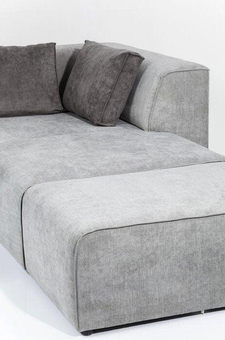 Infinity Ottomane Grey Corner Sofa - WOO .Design