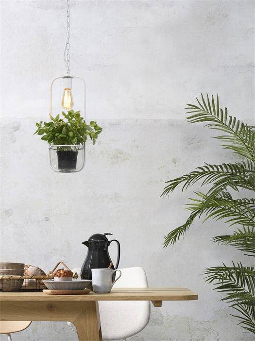 Florence Hanging Lamp with Plant Holder