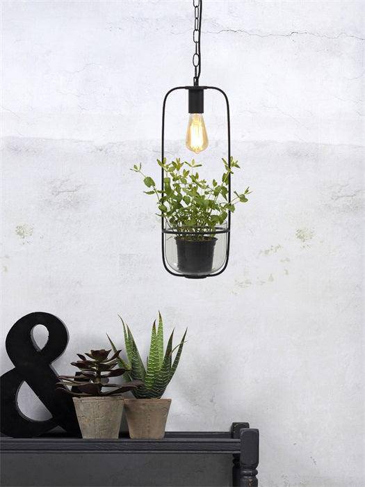 Florence Hanging Lamp with Plant Holder