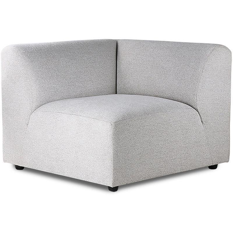 Jax Snake Light Grey Couch - Element Left Corner - WOO .Design