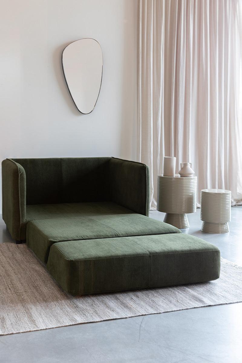 Jopie Corduroy Loveseat Sofa Bed - WOO .Design