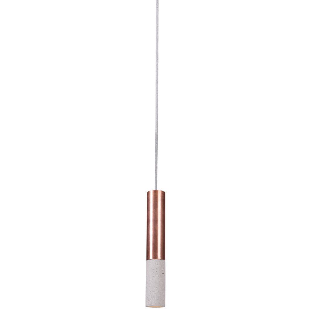 Kalla Copper Concrete LED Pendant Lamp - WOO .Design