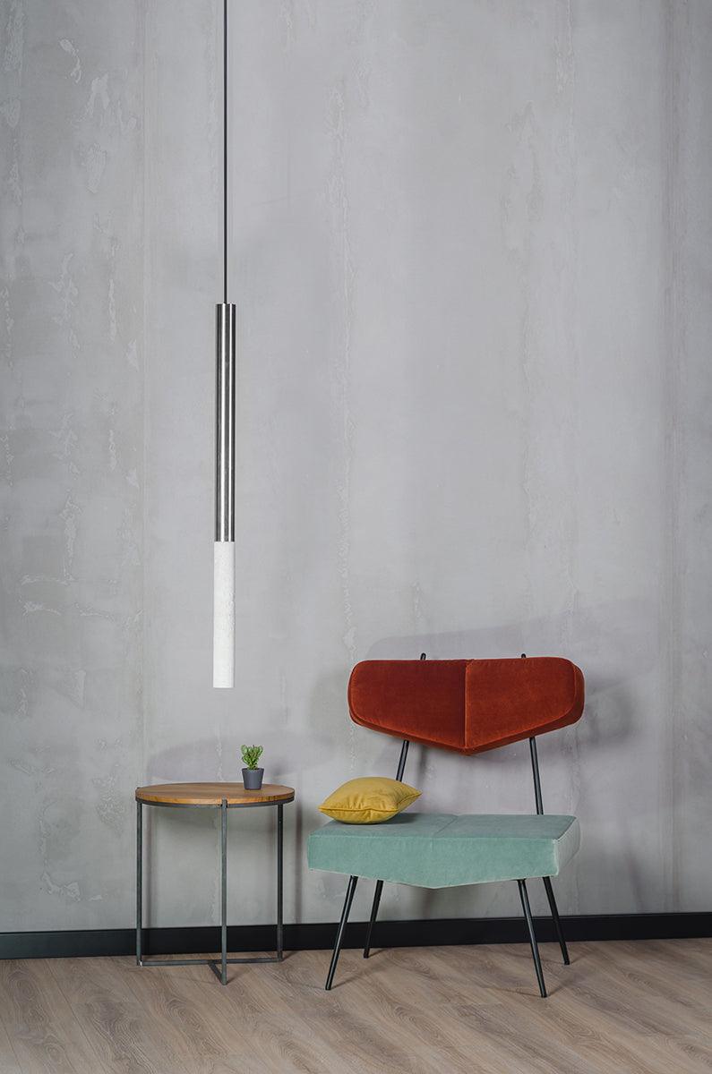 Kalla Inox Steel Concrete LED Pendant Lamp - WOO .Design