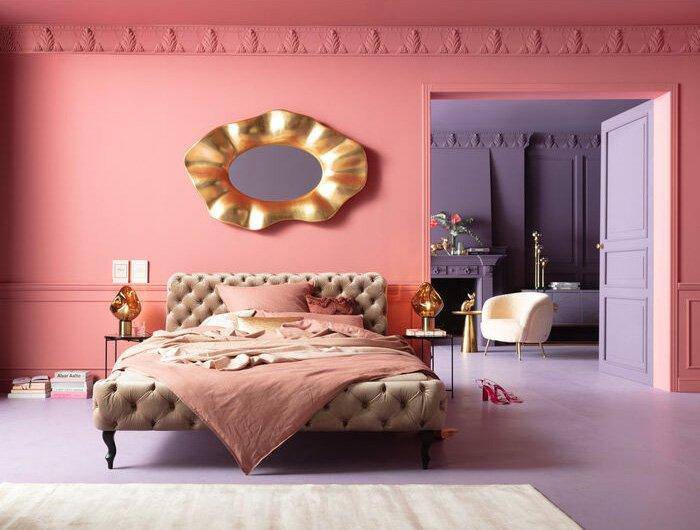 Desire Ecru Velvet Bed