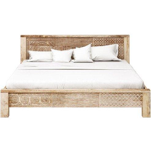 Puro Natural Mango Wood Bed