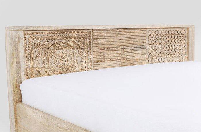 Puro Natural Mango Wood Bed