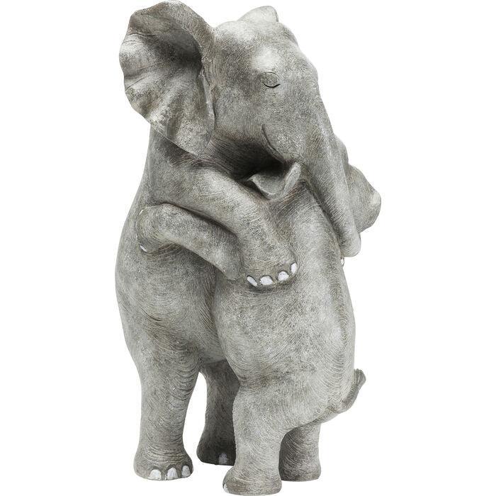 Elephant Hug Deco Figurine