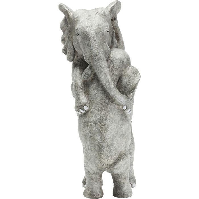 Elephant Hug Deco Figurine