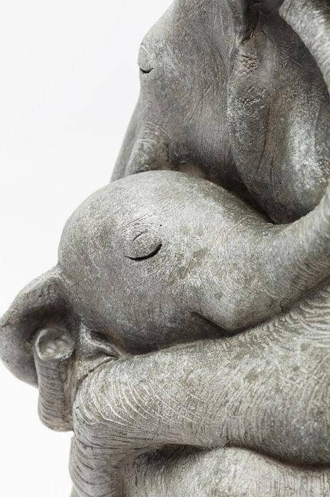 Elephant Hug Deco Figurine