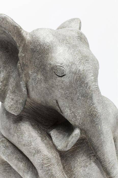 Elephant Hug Deco Figurine