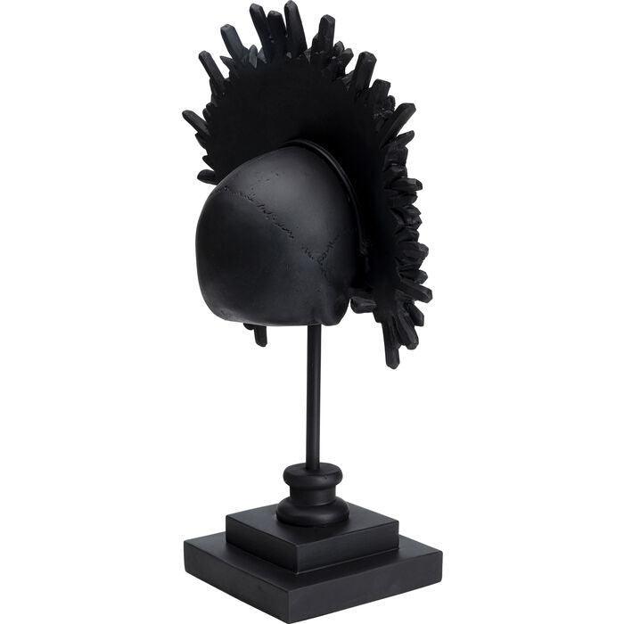 King Skull Black Deco Object