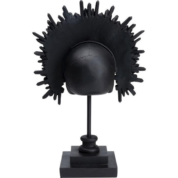 King Skull Black Deco Object