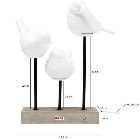 Birds Animal Table Lamp