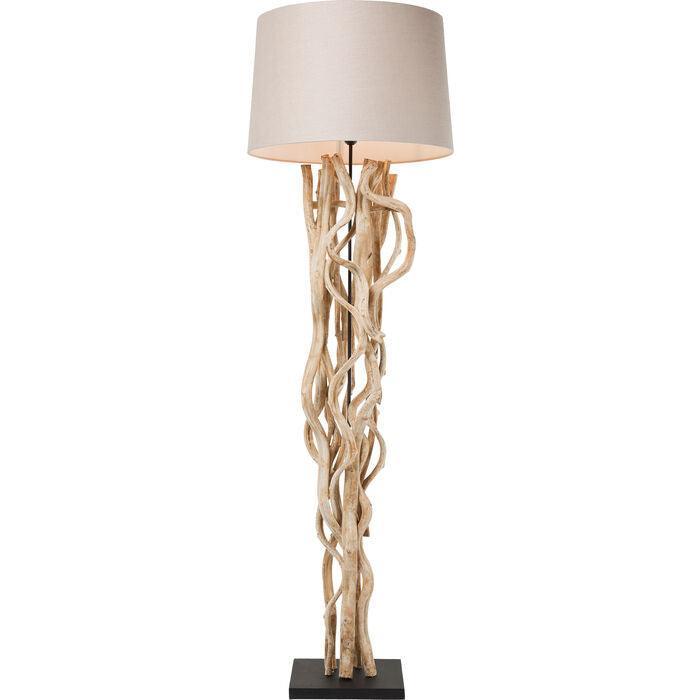 Scultra Acacia Wood Floor Lamp