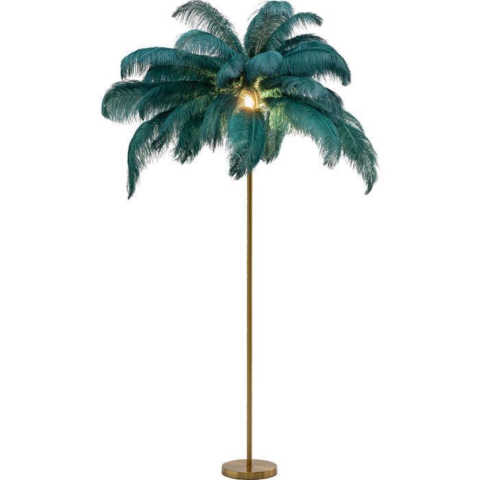 Feather Palm Floor Lamp