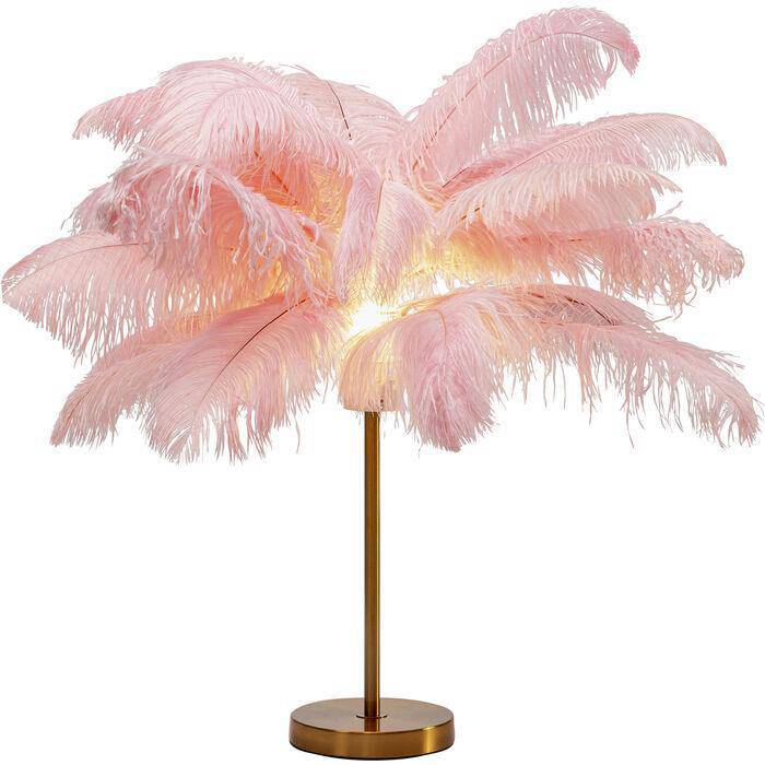 Feather Palm Table Lamp