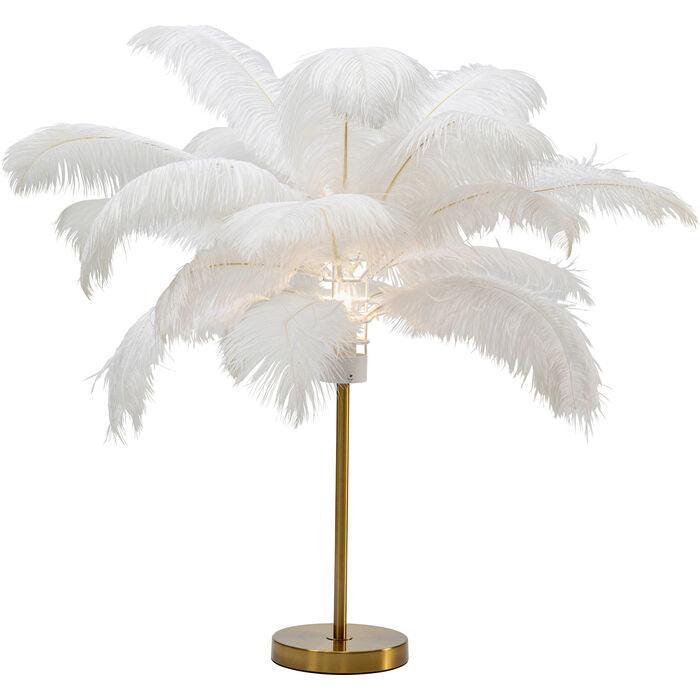 Feather Palm Table Lamp