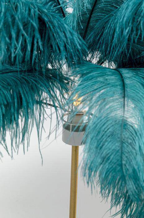 Feather Palm Table Lamp