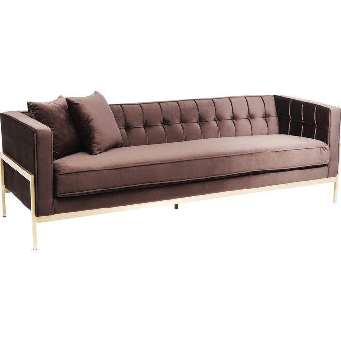 Loft Velvet 3 Seater Sofa