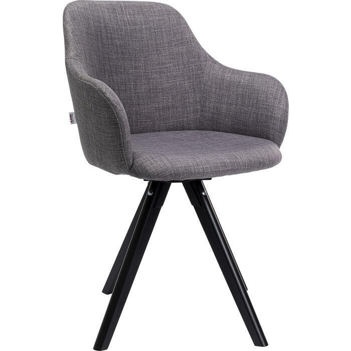 Madame Grey Swivel Armchair