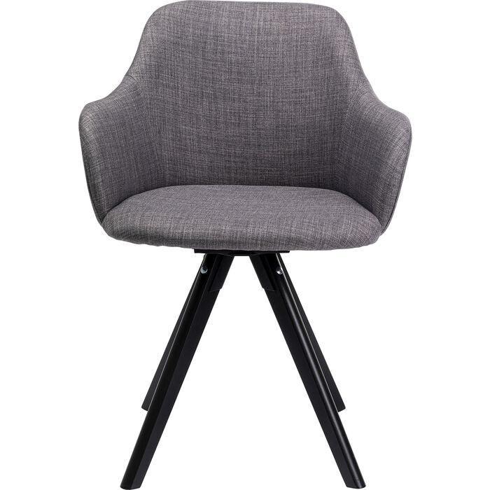 Madame Grey Swivel Armchair