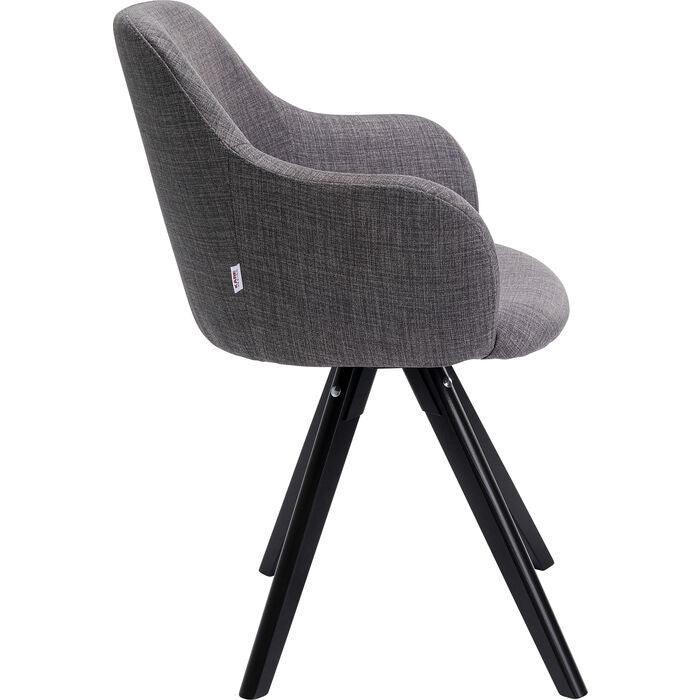 Madame Grey Swivel Armchair