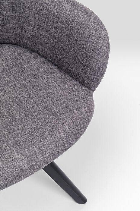 Madame Grey Swivel Armchair