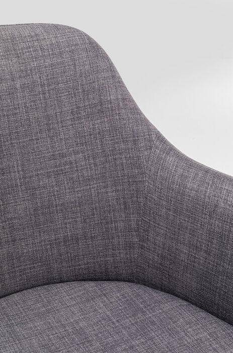 Madame Grey Swivel Armchair