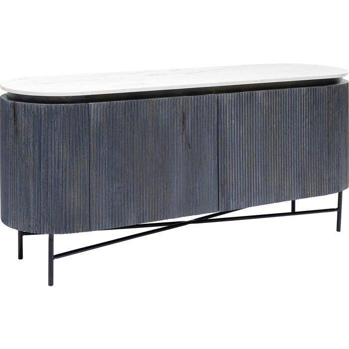 Glenn Mango Wood/Marble Sideboard