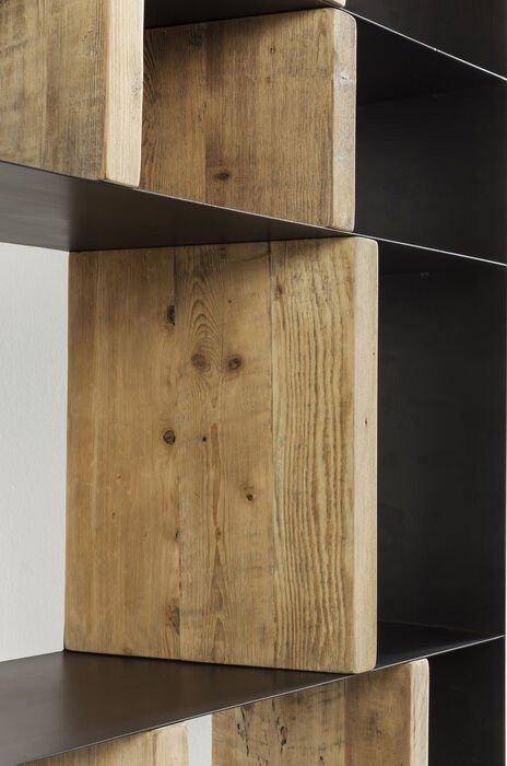 Storm Pine Wood 2 Doors Shelf