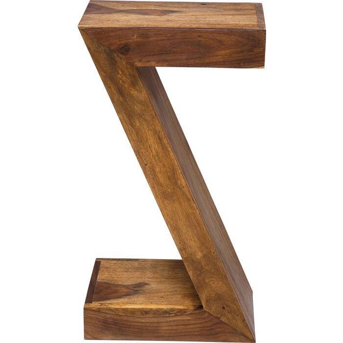 Authentico Z Brown Sheesham Wood Side Table