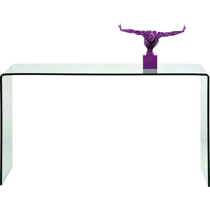 Clear Club Glass Console