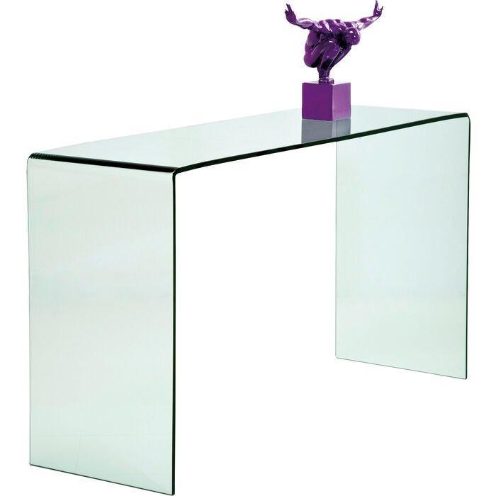 Clear Club Glass Console