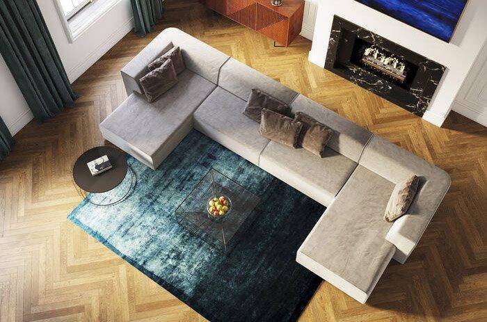 Dimension Black Wire Coffee Table