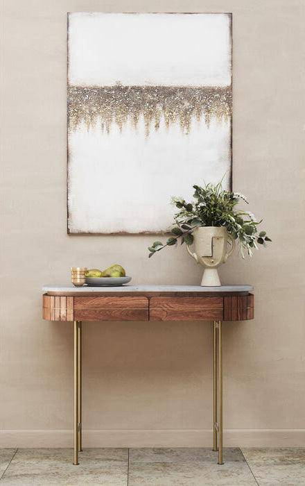 Grace Mango Wood/Marble  Console