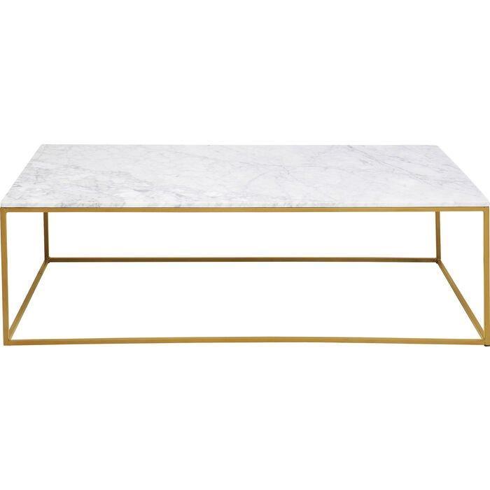 Key West White/Gold Marble Coffee Table