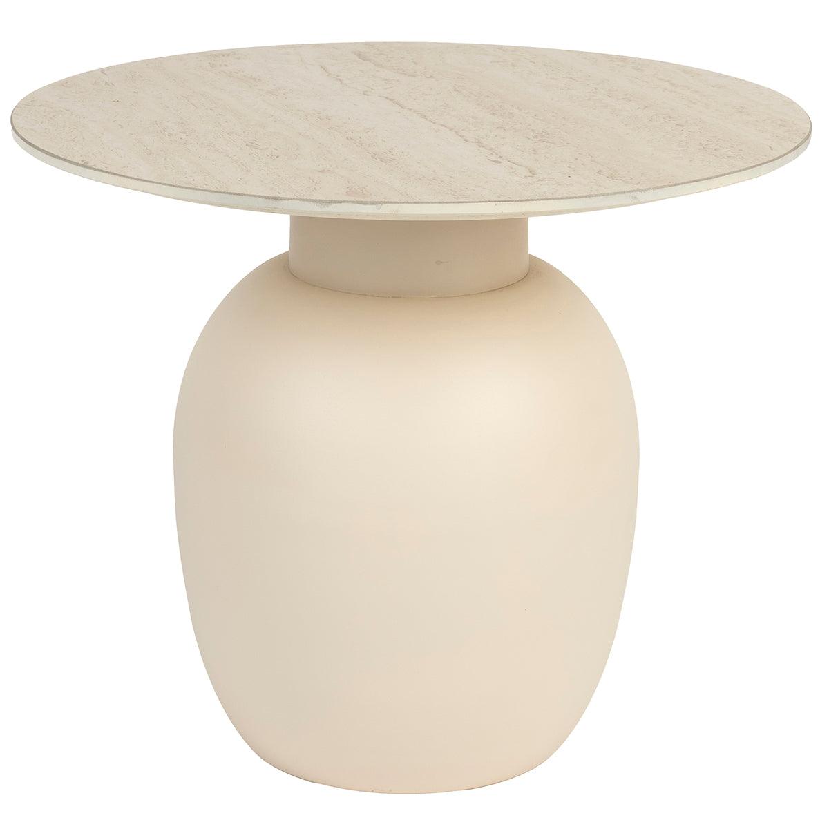 Karula Beige Side Table - WOO .Design