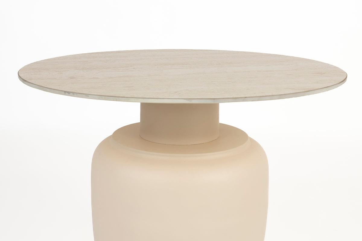 Karula Beige Side Table - WOO .Design