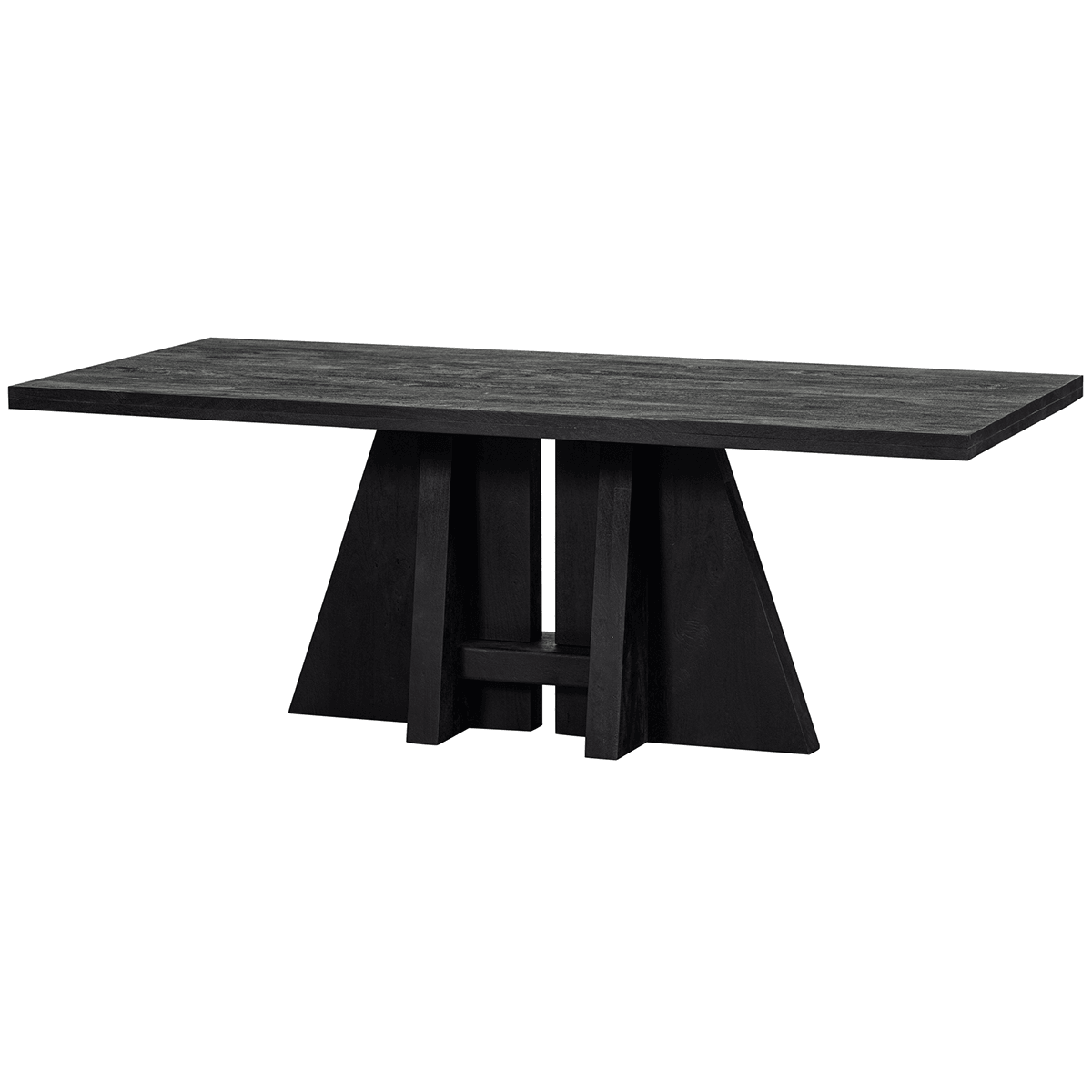 Kean Black Mango Wood Dining Table - WOO .Design