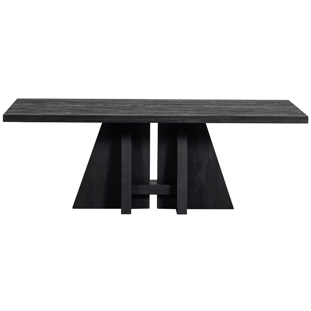 Kean Black Mango Wood Dining Table - WOO .Design