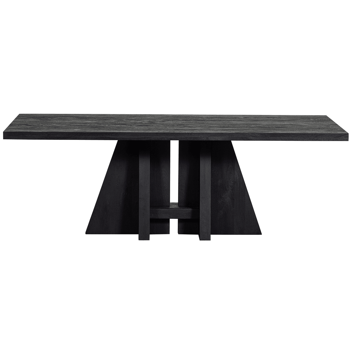 Kean Black Mango Wood Dining Table - WOO .Design