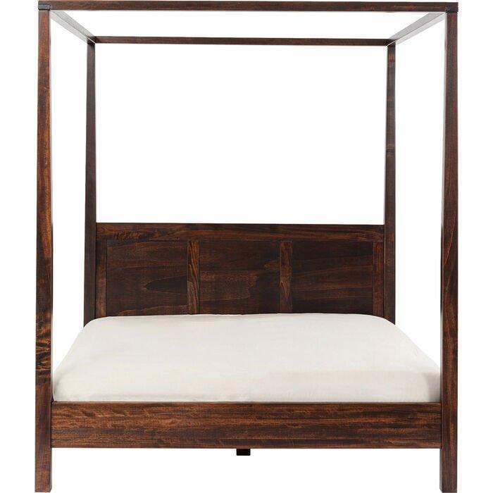 Kira Sky Brown Wooden Bed - WOO .Design