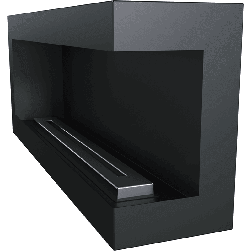 Delta 1200 Corner Right Bio Fireplace