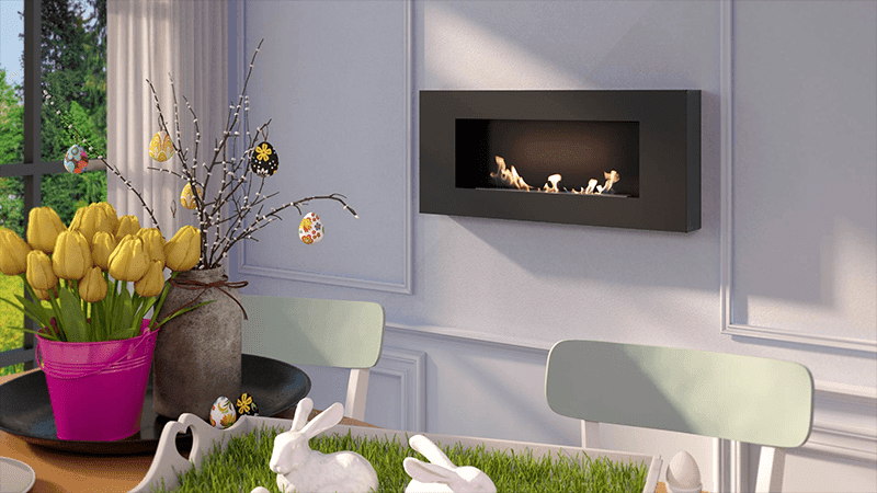 Delta Flat Bio Fireplace