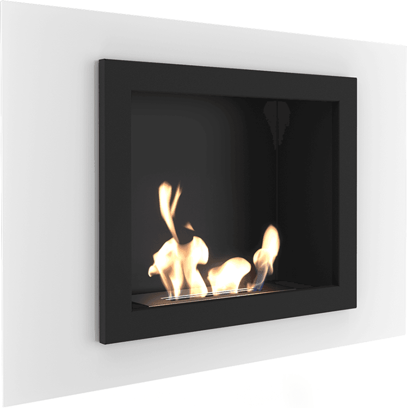 Oscar White Bio Fireplace