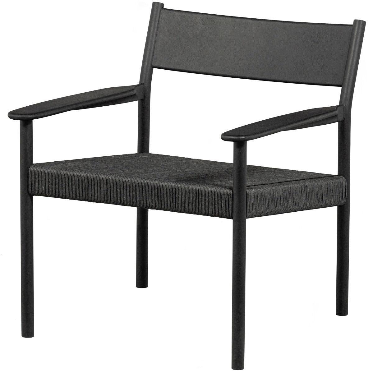 Lael Black Mango Wood/Cord Armchair - WOO .Design