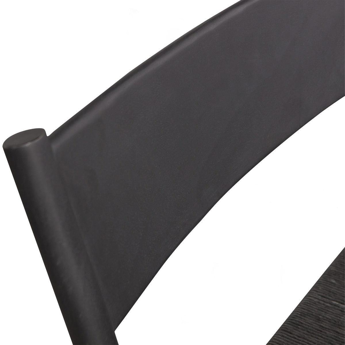 Lael Black Mango Wood/Cord Armchair - WOO .Design