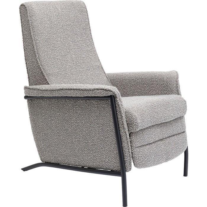 Lazy Grey Bouclé Relax Chair - WOO .Design