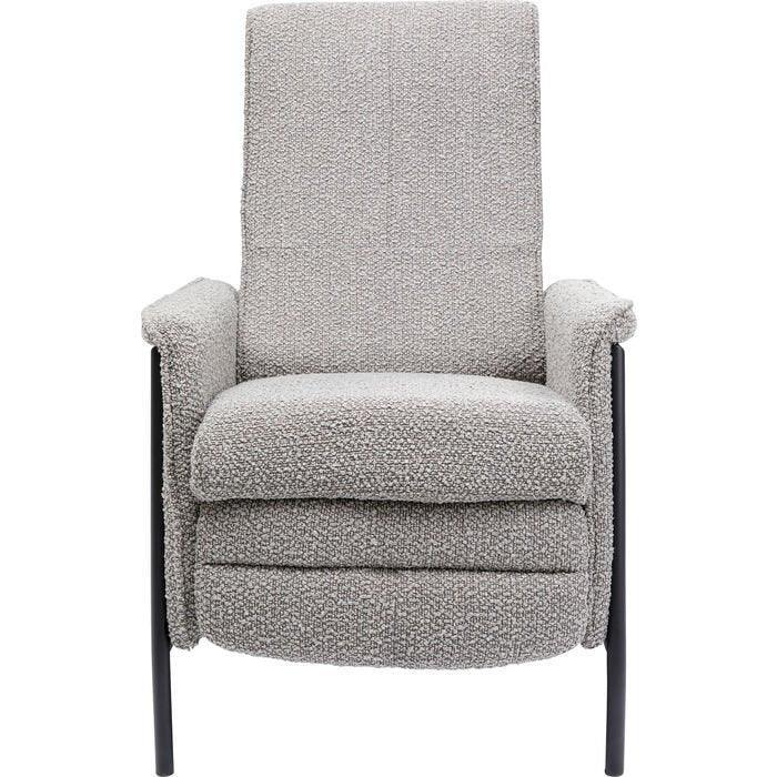 Lazy Grey Bouclé Relax Chair - WOO .Design
