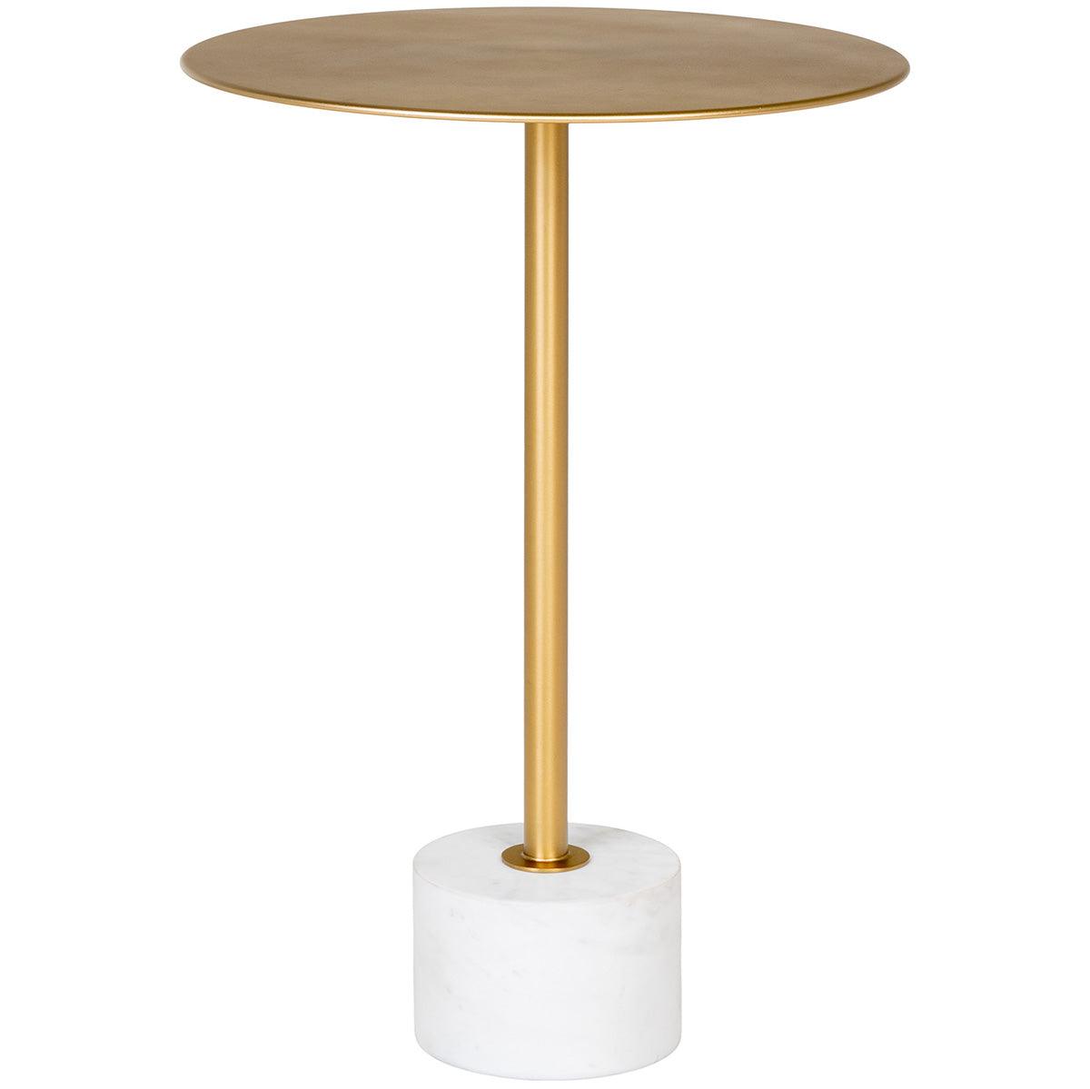 Lecco Brass Side Table - WOO .Design
